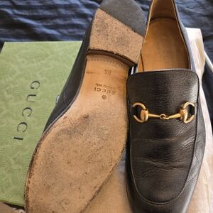 Gucci horsbit leather loafers